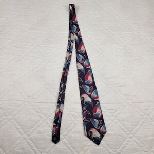 Papillon 100% silk hand made‎ Tie w/ bright paisley design